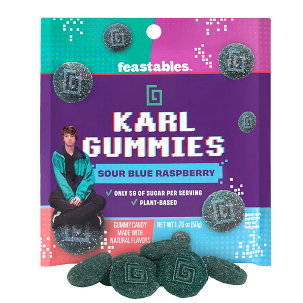 Mr. Beast Feastibles Karl’s Sour Gummies