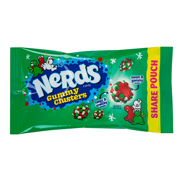 Nerds Frosty Holiday Gummy Clusters