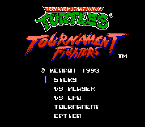 TMNT Tournament Fighters on the NES