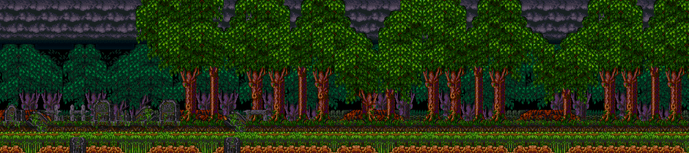 Forest in Super Castlevania IV