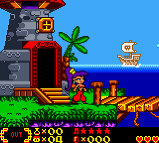 Shantae on the Docks